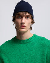BERRETTO IN MISTO LANA-NAVY-NAVY-AZUL MARINO-NAVY-NAVY